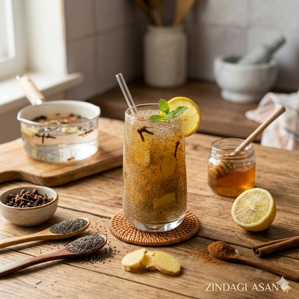 Clove Chia Drink: Boost Collagen With Every Drink