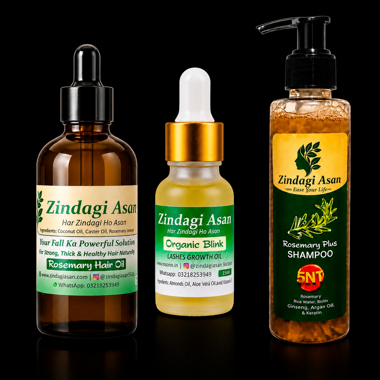 Rosemary Hair Care 3-IN-1 Kit